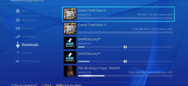 cant not download ps4 update 5.55